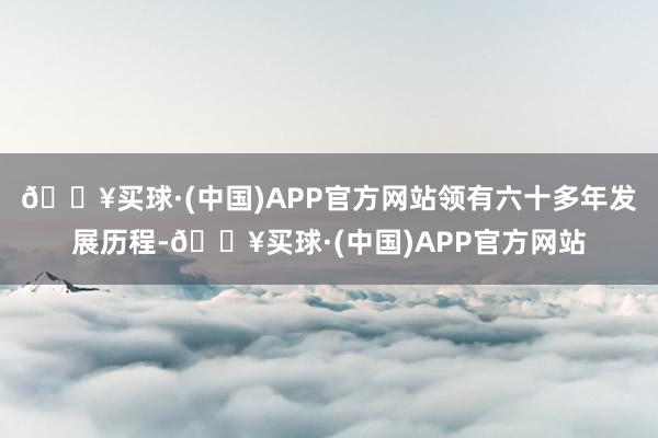 🔥买球·(中国)APP官方网站领有六十多年发展历程-🔥买球·(中国)APP官方网站