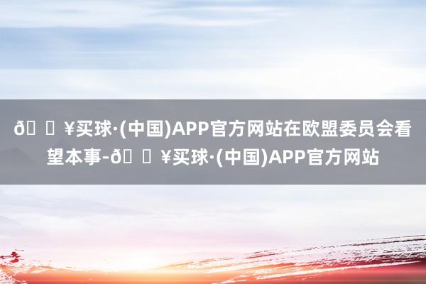 🔥买球·(中国)APP官方网站在欧盟委员会看望本事-🔥买球·(中国)APP官方网站