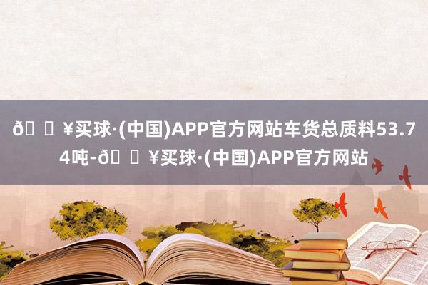 🔥买球·(中国)APP官方网站车货总质料53.74吨-🔥买球·(中国)APP官方网站