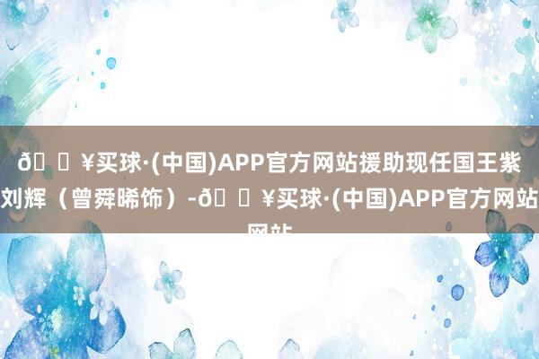 🔥买球·(中国)APP官方网站援助现任国王紫刘辉（曾舜晞饰）-🔥买球·(中国)APP官方网站