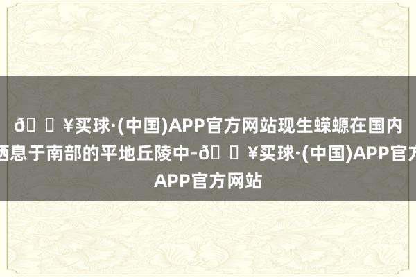 🔥买球·(中国)APP官方网站现生蝾螈在国内主要栖息于南部的平地丘陵中-🔥买球·(中国)APP官方网站