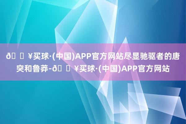 🔥买球·(中国)APP官方网站尽显驰驱者的唐突和鲁莽-🔥买球·(中国)APP官方网站