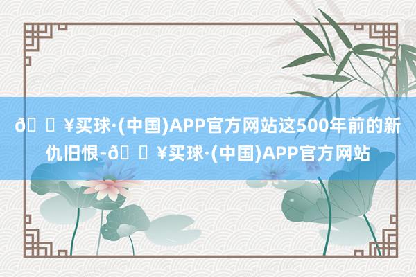 🔥买球·(中国)APP官方网站这500年前的新仇旧恨-🔥买球·(中国)APP官方网站