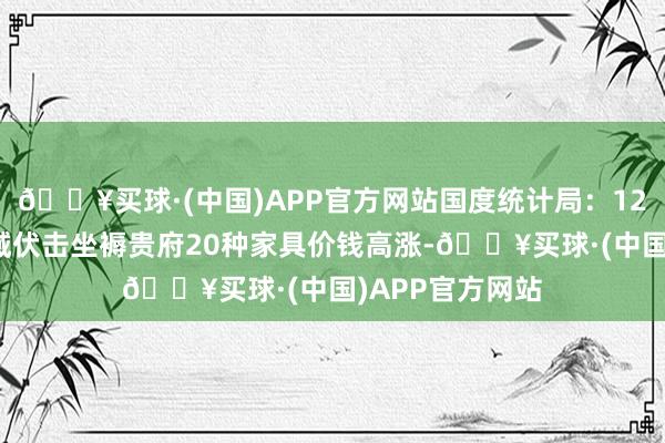 🔥买球·(中国)APP官方网站国度统计局：12月中旬畅达领域伏击坐褥贵府20种家具价钱高涨-🔥买球·(中国)APP官方网站