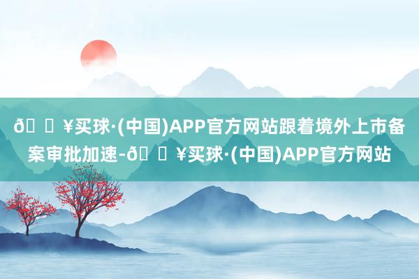 🔥买球·(中国)APP官方网站跟着境外上市备案审批加速-🔥买球·(中国)APP官方网站